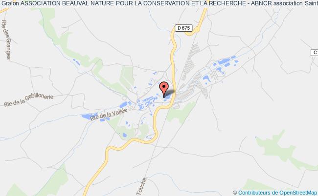 plan association Association Beauval Nature Pour La Conservation Et La Recherche - Abncr Saint-Aignan