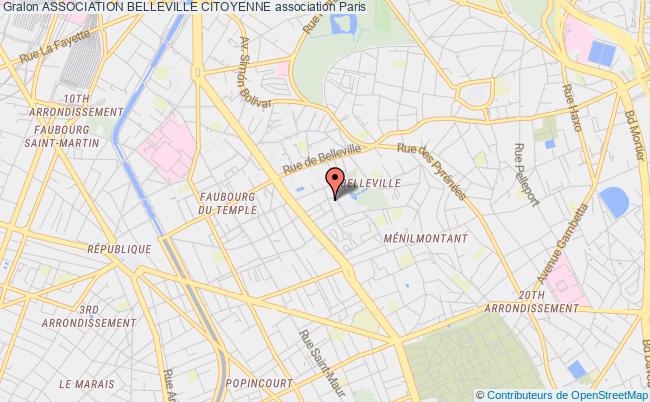 plan association Association Belleville Citoyenne Paris