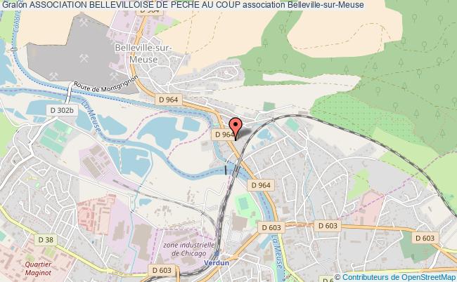 plan association Association Bellevilloise De Peche Au Coup Belleville-sur-Meuse