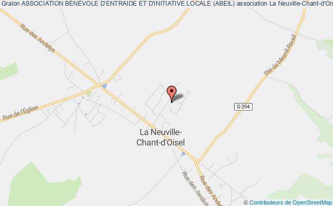 plan association Association BÉnÉvole D'entraide Et D'initiative Locale (abeil) Neuville-Chant-d'Oisel
