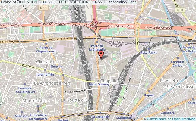 plan association Association Benevole De Fenchugonj- France Paris