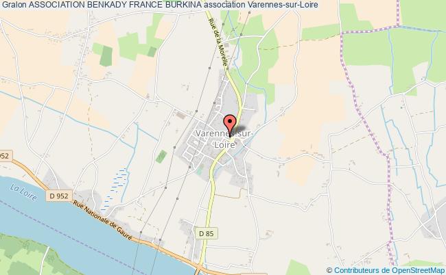 plan association Association Benkady France Burkina Varennes-sur-Loire