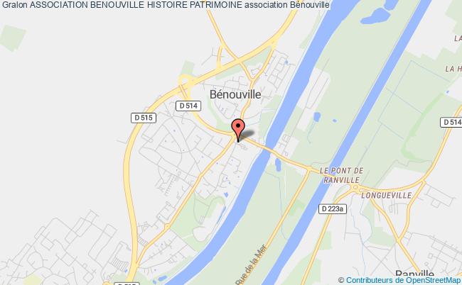 plan association Association Benouville Histoire Patrimoine Bénouville