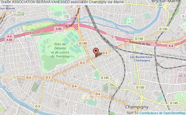 plan association Association Beraha Vahessed Champigny-sur-Marne