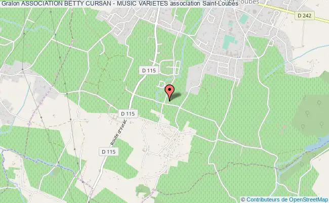 plan association Association Betty Cursan - Music Varietes Saint-Loubès