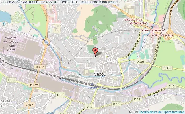plan association Association Bicross De Franche-comte Vesoul