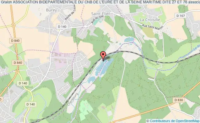 plan association Association Bidepartementale Du Cnb De L'eure Et De La Seine Maritime Dite 27 Et 76 Saint-Élier