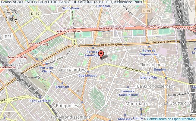 plan association Association Bien Etre Dans L'hexagone (a.b.e.d.h) Paris