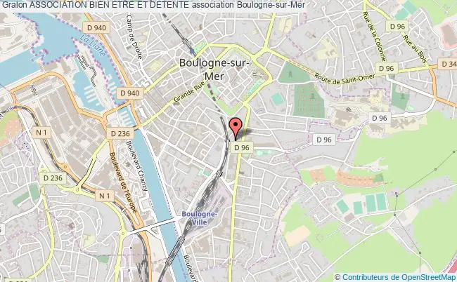 plan association Association Bien Etre Et Detente Boulogne-sur-Mer