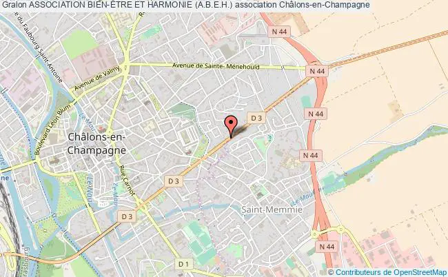 plan association Association Bien-Être Et Harmonie (a.b.e.h.) Châlons-en-Champagne