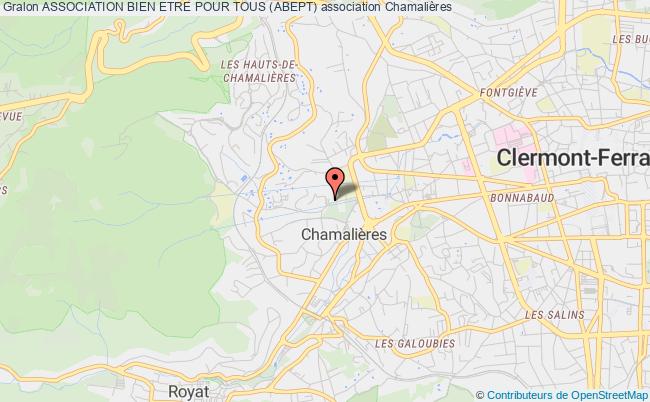 plan association Association Bien Etre Pour Tous (abept) Chamalières