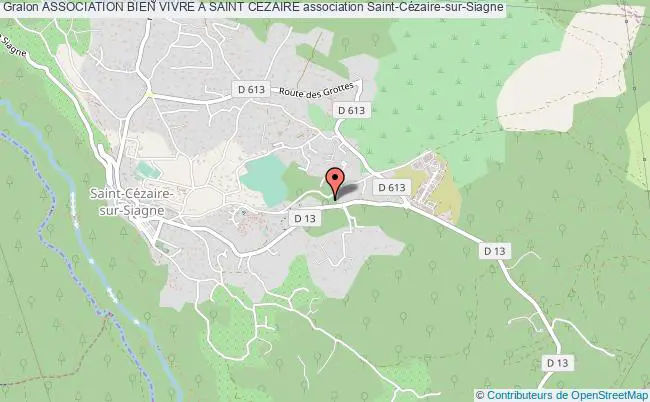plan association Association Bien Vivre A Saint Cezaire Saint-Cézaire-sur-Siagne