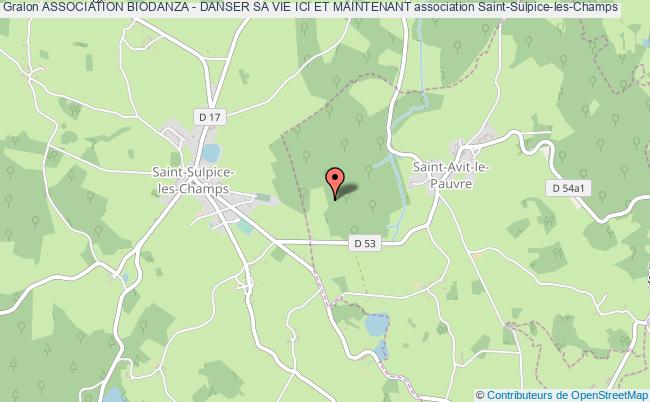 plan association Association Biodanza - Danser Sa Vie Ici Et Maintenant Saint-Sulpice-les-Champs