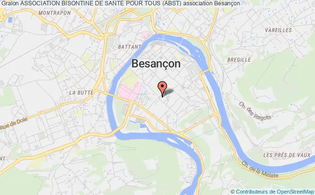 plan association Association Bisontine De SantÉ Pour Tous (abst) Besançon