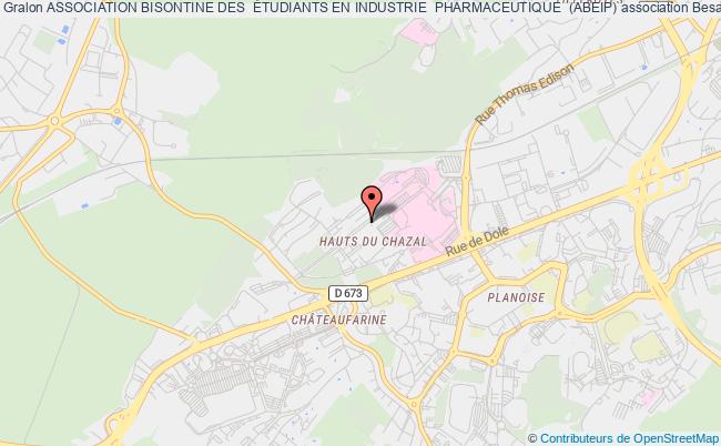 plan association Association Bisontine Des  Étudiants En Industrie  Pharmaceutique  (abeip) Besançon