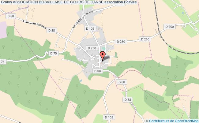 plan association Association Bosvillaise De Cours De Danse Bosville