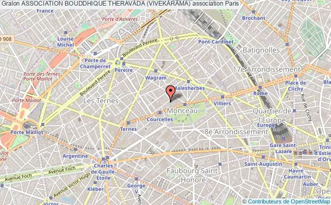 plan association Association Bouddhique TheravÂda (vivekÂrÂma) Paris