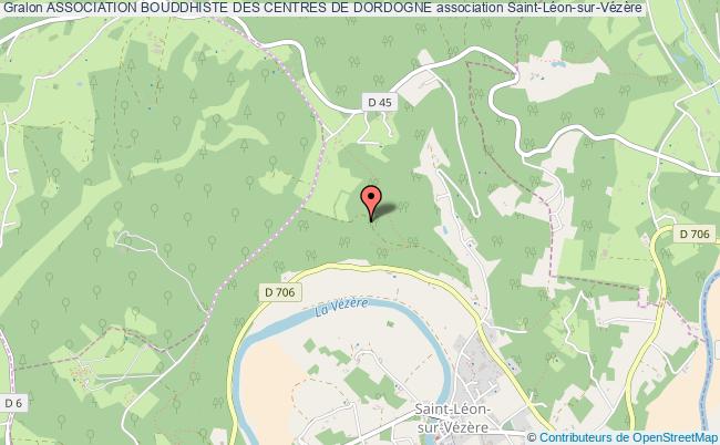 plan association Association Bouddhiste Des Centres De Dordogne Saint-Léon-sur-Vézère