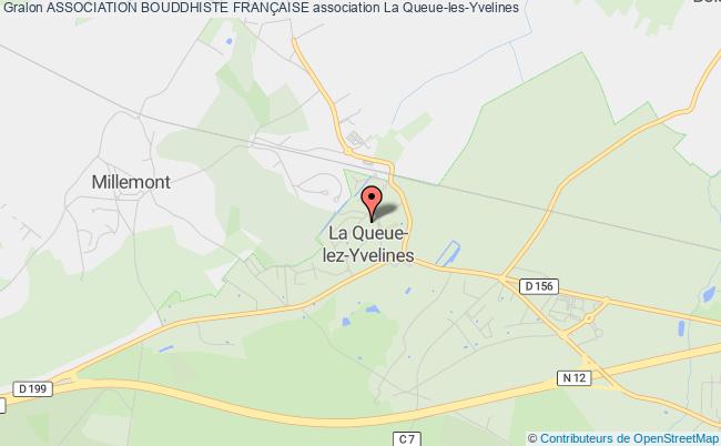 plan association Association Bouddhiste FranÇaise Queue-les-Yvelines