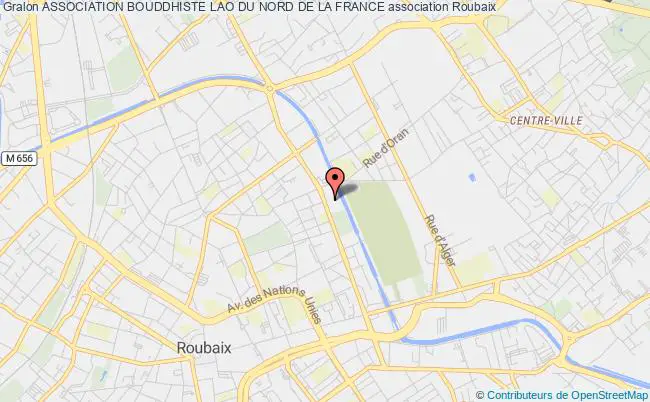 plan association Association Bouddhiste Lao Du Nord De La France Roubaix