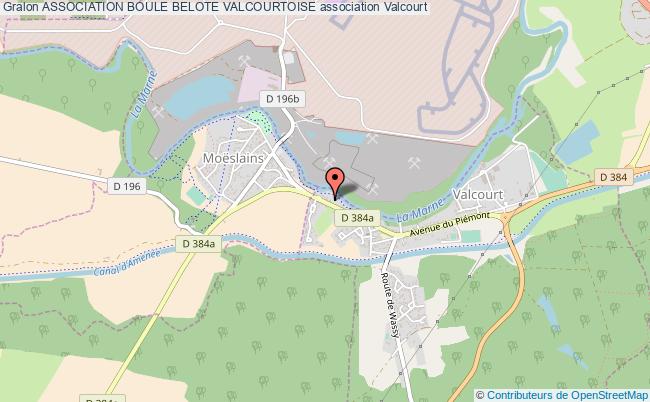 plan association Association Boule Belote Valcourtoise Valcourt