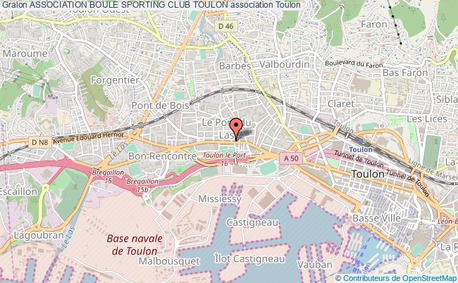 plan association Association Boule Sporting Club Toulon Toulon