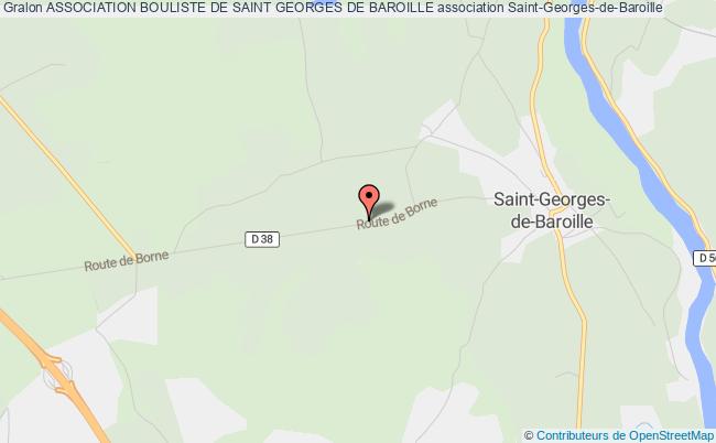 plan association Association Bouliste De Saint Georges De Baroille Saint-Georges-de-Baroille