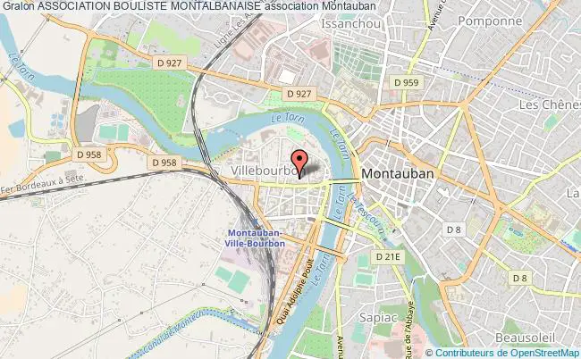plan association Association Bouliste Montalbanaise Montauban