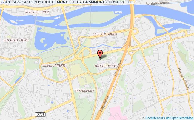plan association Association Bouliste Montjoyeux Grammont Tours
