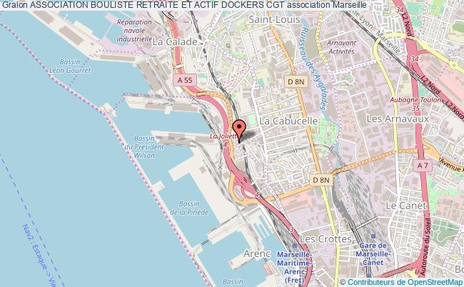 plan association Association Bouliste Retraite Et Actif Dockers Cgt Marseille