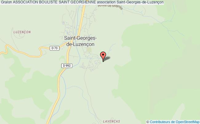 plan association Association Bouliste Saint Georgienne Saint-Georges-de-Luzençon