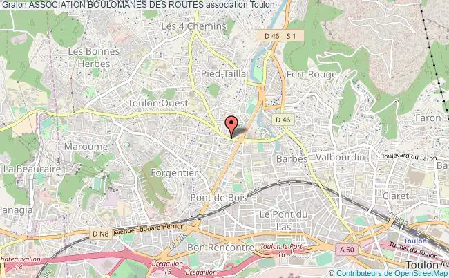 plan association Association Boulomanes Des Routes Toulon