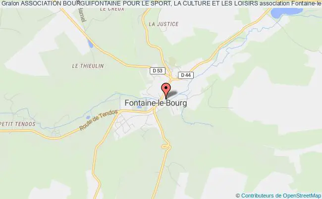 plan association Association Bourguifontaine Pour Le Sport, La Culture Et Les Loisirs Fontaine-le-Bourg