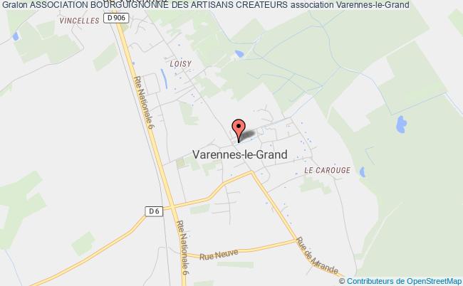 plan association Association Bourguignonne Des Artisans Createurs Varennes-le-Grand