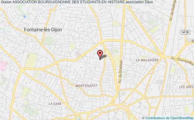 plan association Association Bourguignonne Des Étudiants En Histoire Dijon