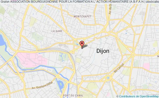 plan association Association Bourguignonne Pour La Formation A L' Action Humanitaire (a.b.f.a.h.) Dijon