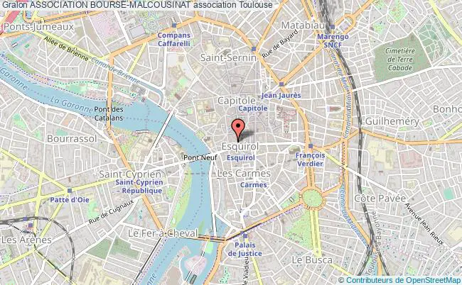 plan association Association Bourse-malcousinat Toulouse