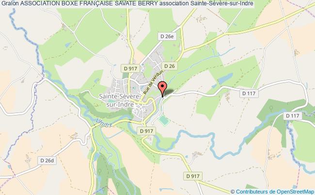 plan association Association Boxe FranÇaise Savate Berry Sainte-Sévère-sur-Indre
