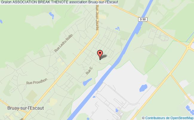 plan association Association Break Thenote Bruay-sur-l'Escaut
