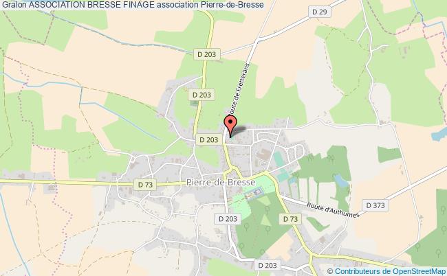 plan association Association Bresse Finage Pierre-de-Bresse
