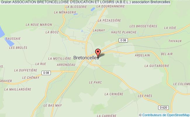 plan association Association Bretoncelloise D'education Et Loisirs (a.b.e.l.) Bretoncelles