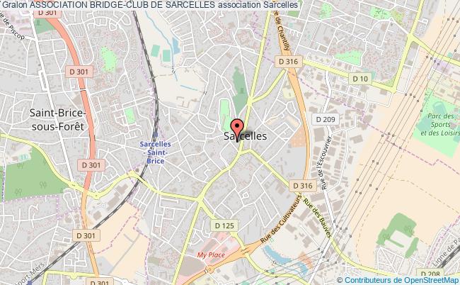 plan association Association Bridge-club De Sarcelles Sarcelles