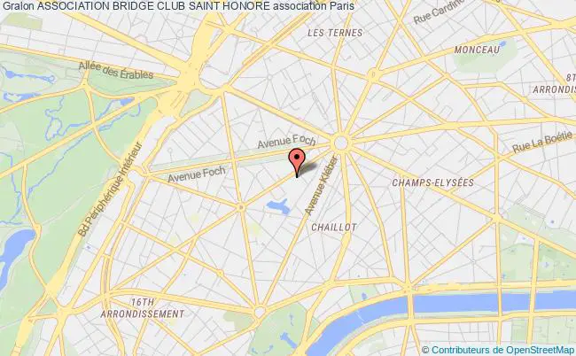 plan association Association Bridge Club Saint Honore Paris