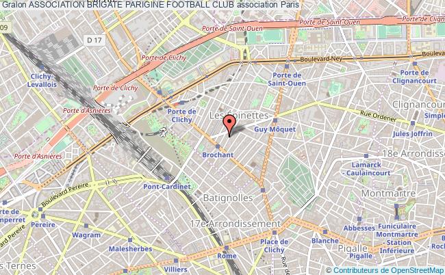 plan association Association Brigate Parigine Football Club Paris