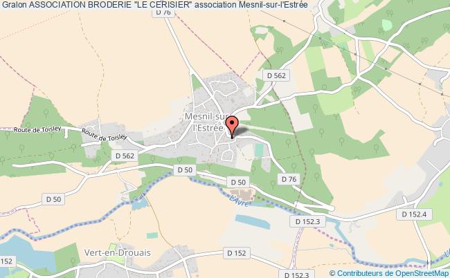 plan association Association Broderie "le Cerisier" Mesnil-sur-l'Estrée