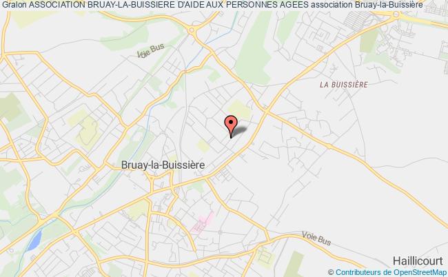 plan association Association Bruay-la-buissiere D'aide Aux Personnes Agees Bruay-la-Buissière