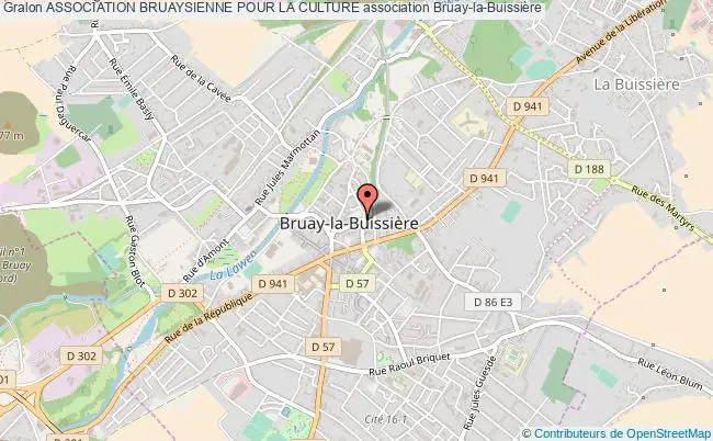 plan association Association Bruaysienne Pour La Culture Bruay-la-Buissière