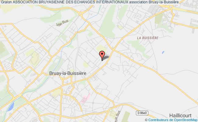 plan association Association Bruyasienne Des Echanges Internationaux Bruay-la-Buissière