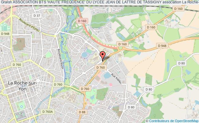 plan association Association Bts 'haute Frequence' Du Lycee Jean De Lattre De Tassigny La    Roche-sur-Yon