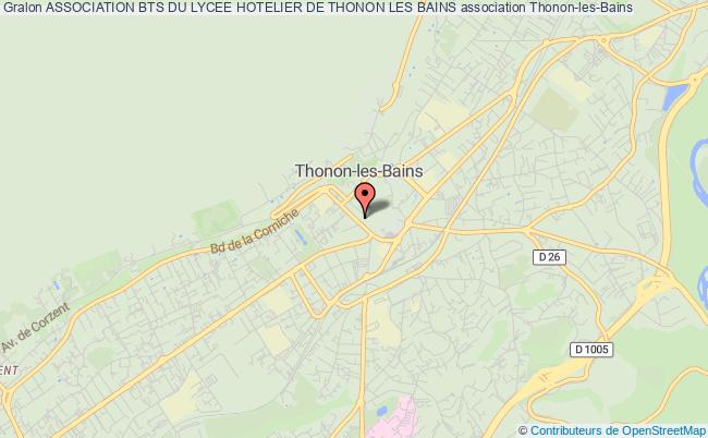 plan association Association Bts Du Lycee Hotelier De Thonon Les Bains Thonon-les-Bains
